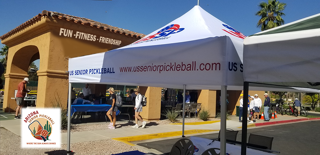 US Senior Pickleball Event Tent